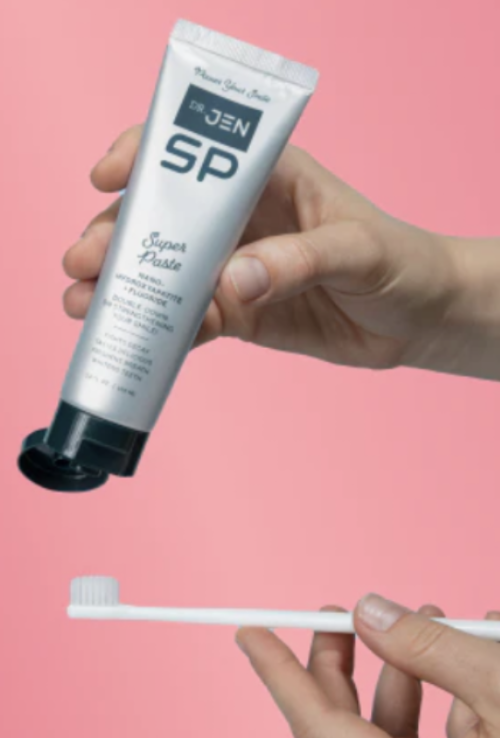 Dr. Jen's Super Paste toothpaste tube