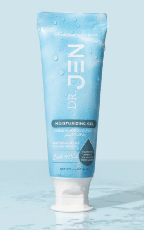 Dr. Jen's Super Paste toothpaste, blue tube